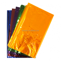 Feuilles Cellophane colorées transparentes, Film imperméable, emballage de Bouquet, fleur, livraison gratuite