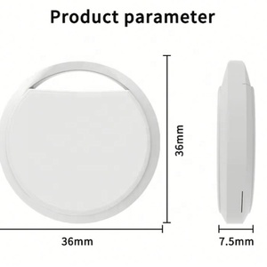 Porte-carte de permis de conduire anti-perte avec recharge sans fil en caoutchouc de silicone pour tracker UWB, compatible avec iOS Lighting - Product Image 4