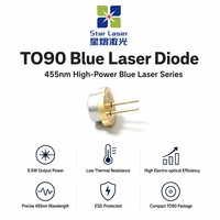 Original OSRAM PLPT9 450LC_E Blue Laser Diode 450nm 5500mW TO-9 for CNC Laser Engraving Cutting Module