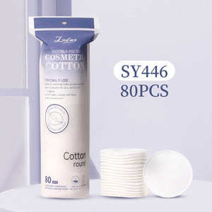 LMLTOP 100% <span class=keywords><strong>coton</strong></span> biologique, doux et absorbant, 100 pièces de tampons démaquillants en <span class=keywords><strong>coton</strong></span>, tampons ronds pour le visage et les yeux, tampons nettoyants SY446-448 - Product Image 1