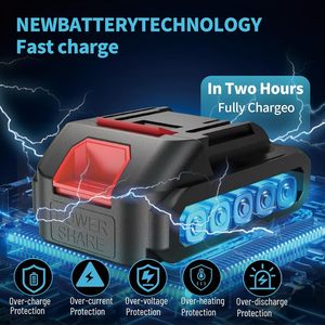 Mini motosierra inalámbrica de <span class=keywords><strong>6</strong></span> pulgadas, motosierra eléctrica alimentada por batería con engrasador automático, motosierra pequeña de mano para cortar madera - Product Image 4