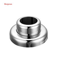 Desain Modern 304 316 baja tahan karat pipa flens Balustrade bulat pegangan lantai pegangan Flange pegangan tangan pemasangan Flange