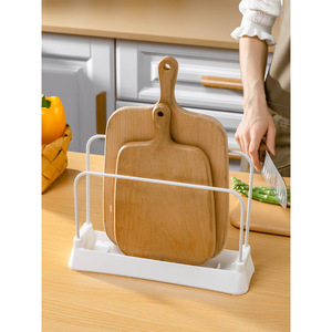 Étagère à planches à découper LEC K-454 240x40mm, design fin, séchage rapide, rangement de cuisine - Product Image 3