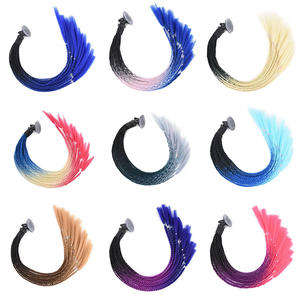 Perruque tressée torsadée au crochet de 24 pouces, 10g, en fibre haute température <span class=keywords><strong>color</strong></span>ée et teinte, pour femmes noires - Product Image 2