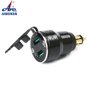 USB xe máy QC3.0 sạc nhanh 2 cổng sạc xe hơi 24V USB ổ cắm sạc QC 3.0 cho nhỏ thuốc lá chủ - Product Image 2