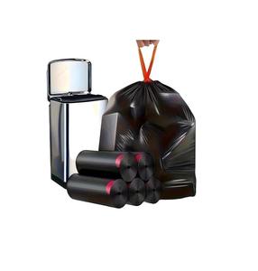 ถุงขยะแบบมีเชือกผูก ฮัวหม่าเหิงชุน ทนทานต่อการฉีกขาด สำหรับใช้ในครัว ห้องน้ำ ภายนอกอาคาร และเชิงพาณิชย์ - ถุงแบบใช้แล้วทิ้งที่แข็งแรง - Product Image 1