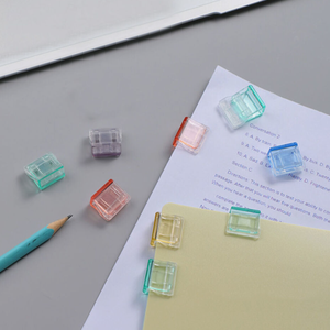 Mini clips <span class=keywords><strong>de</strong></span> papel <span class=keywords><strong>de</strong></span> plástico, abrazadera <span class=keywords><strong>de</strong></span> soporte <span class=keywords><strong>de</strong></span> página <span class=keywords><strong>de</strong></span> moda, carpeta <span class=keywords><strong>de</strong></span> marcapáginas decorativa <span class=keywords><strong>para</strong></span> escuela, <span class=keywords><strong>oficina</strong></span>, <span class=keywords><strong>accesorios</strong></span> <span class=keywords><strong>de</strong></span> papelería - Product Image 2