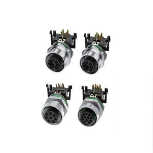 Разъемы питания серии M8/<span class=keywords><strong>M12</strong></span>, 4 контакта, штыри для печатной платы, коннектор для сельскохозяйственного оборудования, Промышленный разъем - Product Image 2
