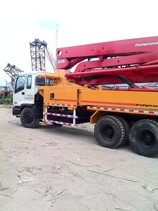 Buen rendimiento 37m Camión bomba de hormigón Putzmeister ISUZU Fabricación Isuzu SANY Zoomlion Camión bomba de hormigón usado en China - Product Image 5