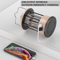 Lampes de Camping rétro 8000 Lumens lampes LED d'extérieur rechargeables lanterne de Camping USB rechargeables éclairage d'urgence lampes portables