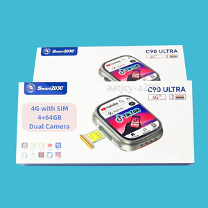 Commercio all'ingrosso della fabbrica 4G Smart Watch C90 ultra GS37 S8 ultra Smart orologi Relojes Inteligentes dispositivi indossabili ultra 2 - Product Image 2