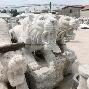 Estatua de tigre tradicional de tamaño real para exteriores, estatua de tigre de piedra para decoración de jardín - Product Image 2