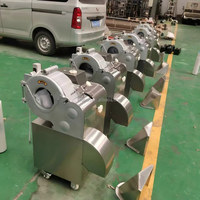 Multifunctionele groente- en fruit snijmachine, bananenchips snijmachine, ui- en appelblokjes snijmachine