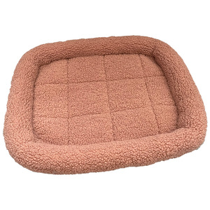 Soft Thick Einfarbig Hunde bett rutsch feste Wolle Partikel Samt quadratische Haustier matte Winter Lamm Samt Haustier Bett - Product Image 4