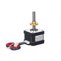 Moteur pas à pas linéaire hybride NEMA 17 50-100mm Tr8 * 2 avec câble de 2mm et pas de 2mm pour contrôle similaire à NEMA 23