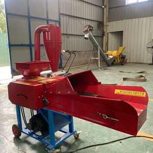 Caldo in Africa Asia America paglia Napir erba Chaff Cutter trituratore trituratore con motore e Diesel bovini pecore Grinder - Product Image 3