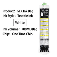 700ml tas tinta DTG Digital ke garmen dengan Chip GTX-600 400 422 423 424 Pro B Printer massal Chip tinta GTX untuk saudara GTX