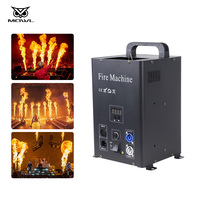 Machine à flammes électrique DMX 200W à commande manuelle à tête unique pour effets de scène, DJ et concerts