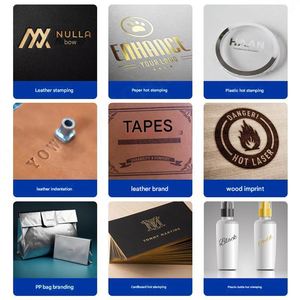Powerful Semi-automatic Heat Press Leather Logo Hot Foil Stamping Machine Copper Mould for Paper and <b>Card</b> <b>Printer</b> - Product Image 5