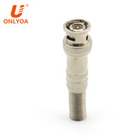F Mâle RG59 Printemps 2 Broches Câble Coaxial RG6 CCTV BNC Connecteur Pour Caméra DE VIDÉOSURVEILLANCE