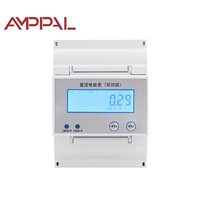 AMPPAL Meteran Energi Multifungsi Fase Tunggal 4P Dua Arah Layar LCD Elektronik Kelas Akurasi 1.0 Untuk Penggunaan Rumah Tangga