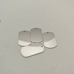 Porte-clés en acier inoxydable avec <span class=keywords><strong>gravure</strong></span> personnalisée, forme multiple, cadeau publicitaire personnalisé, fabrication de médailles pour chien - Product Image 4