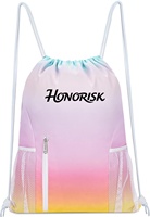 Sac à dos multifonctionnel pour la natation et la gymnastique-Sac de sport de grande capacité résistant à l'eau avec cordon et fermeture à glissière pour le voyage