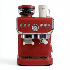 <span class=keywords><strong>Machine</strong></span> <span class=keywords><strong>à</strong></span> <span class=keywords><strong>expresso</strong></span> semi-automatique 20 bars, <span class=keywords><strong>machine</strong></span> <span class=keywords><strong>à</strong></span> cappuccino, buse vapeur, style italien professionnel, utilisation en café, bar, hôtel, acier inoxydable - Product Image 1