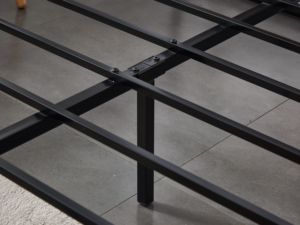 Testiera in <span class=keywords><strong>legno</strong></span> e pedana grande struttura in metallo dall'aspetto moderno - Product Image 5