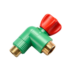 Niu Xiang Angle Valve 20mm Male Thread Brass Finish For Plumbing Use - Product Image 1