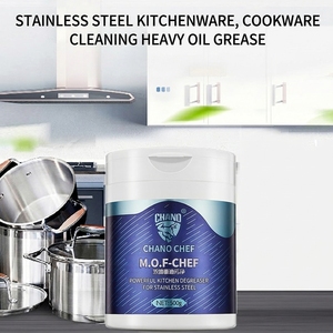Dégraissant <span class=keywords><strong>puissant</strong></span> Chao Niu 500g pour hotte de cuisine, cuisinière, évier, mur, ventilateur d'extraction - Poudre en boîte - Product Image 4