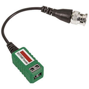 Transducteur vidéo passif à 1 canal, longueur 8 pouces, pour connexion de caméra CCTV - Product Image 1
