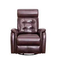 JKY फर्नीचर आधुनिक डिजाइन होम थियेटर चमड़े बिजली घुमाव और कुंडा ग्लाइडिंग झुकनेवाला कुर्सी