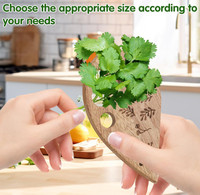 Séparateur de légumes en bois en forme de feuille, gadget de cuisine unique et amusant, idéal pour la cuisine - Vente chaude