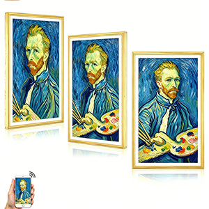 Cornice Digitale LCD con Schermo Artistico da 21.5"32"43"55", Display <span class=keywords><strong>Video</strong></span> 2K 4K, Sistema Android WiFi per Gallerie - Product Image 3