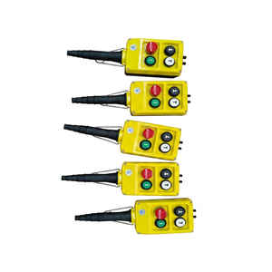 Boîtier de commande suspendu double rangée CMK PLB04D2/E - Station de commande mécanique 230V IP65 étanche avec bouton-poussoir EOT pour grue, interrupteur 1NO1NC - Product Image 1