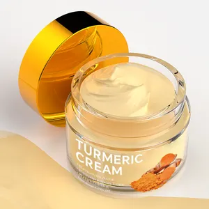Skin Care Private Label Natural Organic Anti Aging Brightening Moisturizer Organic Hyaluronic Acid Face Turmeric Cream