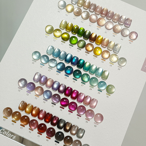 Collection de vernis à ongles gel effet œil de chat AILANUO 50 couleurs pour salon de manucure, support ODM/OEM, conception personnalisée de marque privée gratuite - Product Image 1
