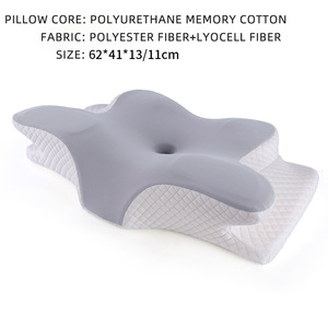 Ergonomic cổ tử cung hỗ trợ chậm phục hồi giấc ngủ thư giãn cổ gối butterflyshaped Bộ nhớ miếng bọt biển orthopedicpillow cho trở lại - Product Image 3