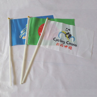 Drapeau publicitaire léger imprimé numériquement, drapeau portable personnalisé, drapeau portable avec n'importe quel design