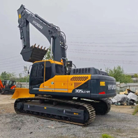 Excavatrice d'occasion Hyundai R210-9, 20 tonnes, sur chenilles, remise à neuf, avec pompe hydraulique Isuzu Kawasaki, pour la construction