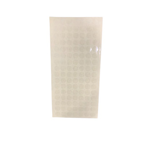 Film plastique transparent de 13mm pour la protection des vêtements, couverture anti-poussière de forme rectangulaire pour boutons de vêtements - Product Image 1
