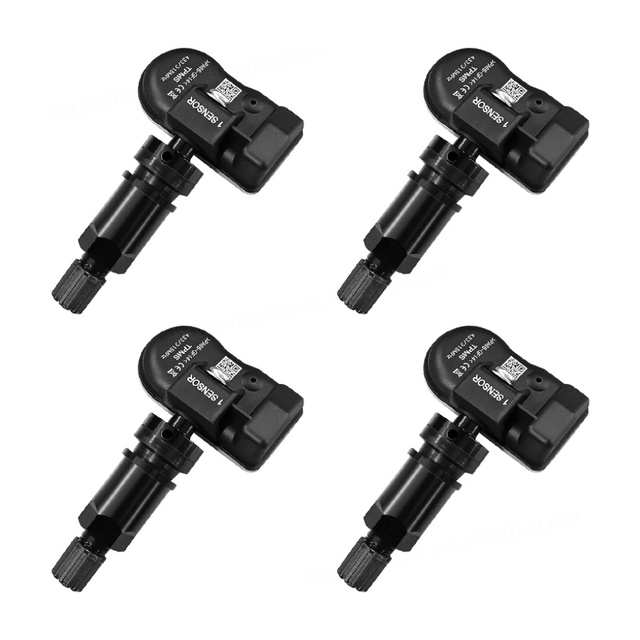 Hot Sales Internal TPMS Tire Pressure Sensor 315+433 Dual Frequency LCD Display -40~+105 Programmable Black 1 Year Warranty