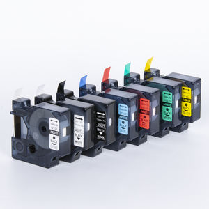 Weemay Compatible pour <span class=keywords><strong>Dymo</strong></span> <span class=keywords><strong>Labelmanager</strong></span> <span class=keywords><strong>160</strong></span> Label Maker Tape 12mm X 7m D1 45013 Label Tape - Product Image 2