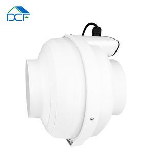 Ventilateur de ventilation en ligne DCFAIR 8 pouces Turbo Boost 220V-240V, <span class=keywords><strong>extracteur</strong></span> <span class=keywords><strong>d</strong></span>'<span class=keywords><strong>air</strong></span> pour tentes de culture, homologué CE - Product Image 1