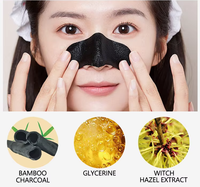 Patchs pour le nez Beauty Glazed Strips contre les points noirs, masque pour le nez contre les points noirs, éliminateur d'acné, éliminateur de points noirs, patchs pour le nez pour éliminer les points noirs