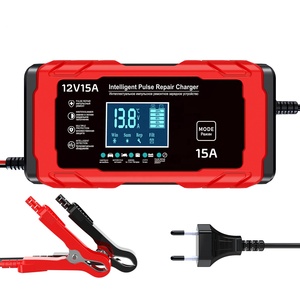 Cargador Eléctrico de 12V15A, Cargador de Batería de Litio para Motocicletas y Automóviles - Product Image 1