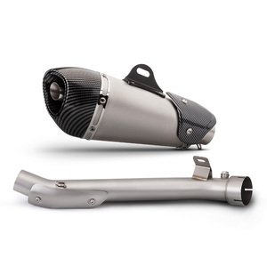 Collecteur d'échappement intermédiaire pour moto Slip-On pour GSXR1000 <span class=keywords><strong>GSX</strong></span>-R1000 GSXR <span class=keywords><strong>1000</strong></span> <span class=keywords><strong>2007</strong></span> - 2011 - Product Image 1