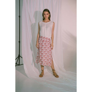 Vestido midi Agape con estampado floral Canyon Rose - Product Image 2