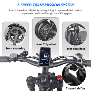 Hidoes Mỹ Kho 48V 1200W Tốc Độ Cao Xe Đạp Điện 20 Inch Đường Xe Đạp Bụi Bẩn Với Phía Sau Trung Tâm Động Cơ Cho Người Lớn E Xe Đạp Nhập Khẩu - Product Image 6